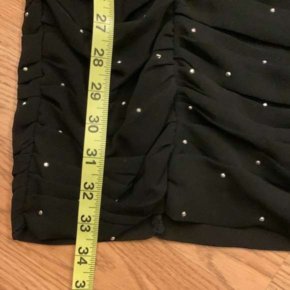 a loves a NWT Embellished Black Long Sleeve Mini Dress - Picture 14 of 16